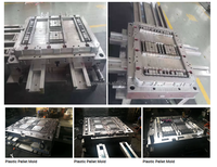 Machine de moulage par injection horizontale hydraulique avec PLC et pompe pour le moulage de palettes en plastique PA et de conteneurs en vrac