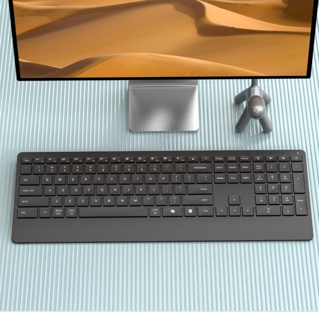 CK302 Waterproof Silent Keyboard, Dual Battery Options for Business