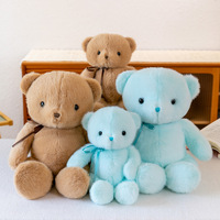 Offre Spéciale ruban arc ours en peluche Super doux géant taille humaine peluche poupée dormir Long oreiller pour la Saint-Valentin