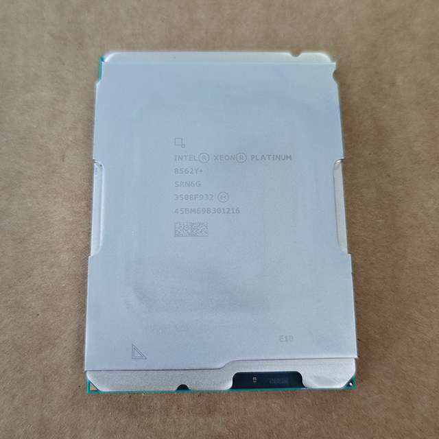 New for Server Workstation Multi-Core Thread CPU Xeon Platinum 8562Y+ 32-core 2.8GHz 64 Threads 4.1GHz Turbo 60MB Cache 300W