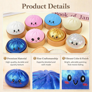 Juguete Squishy al por mayor: Dumplings Misteriosos, Squishies Blandos, Masilla Descompresiva para Adultos - Product Image 4