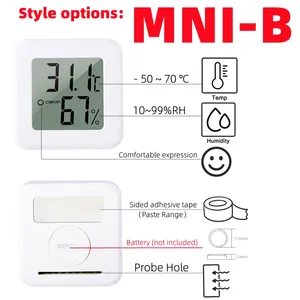 Mini LCD Digital Thermostat <strong>Indoor</strong> Room <strong>Temperature</strong> <strong>and</strong> <strong>Humidity</strong> Meter <strong>Sensor</strong> Gauge Weather Station - Product Image 4