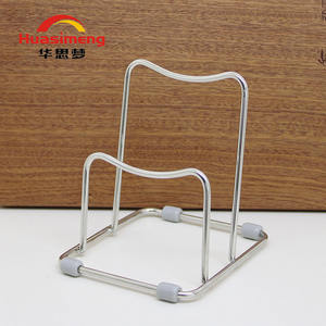 Huasimeng - Soporte Cuadrado Multiusos de Acero Inoxidable para Tapas de Ollas, Escurridor y Organizador de Cocina - Product Image 4