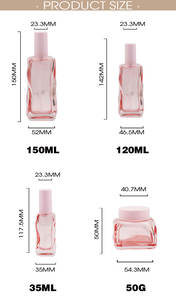 Vacío de boca ancha 50 Ml Frascos cosméticos Vidrio 50G 30Ml 100Ml Envase cosmético de vidrio cuadrado - Product Image 4