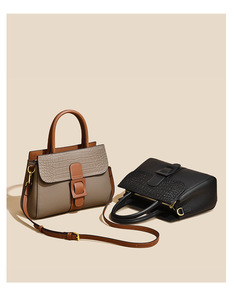 Bolsos de Mano de Lujo de Cuero PU de Alta Calidad, Bolsos de Mujer de Diseñador, Bolsos Tote Casuales, Bolsos de Mensajero Cuadrados Pequeños para Mujer - Product Image 3