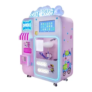 Fast Delivery Automatic Dispensers, Big Size Sweet Cotton Candy Vending Machine/