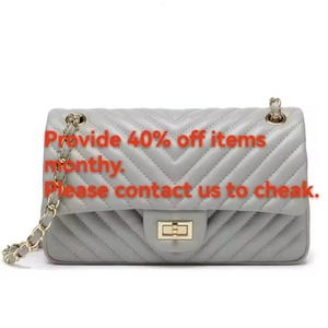 Nouveauté 2025 pour femmes, sacs de créateurs de marques célèbres, sacs à bandoulière en cuir véritable à rayures, fermeture éclair, imperméables, de haute qualité - Product Image 6