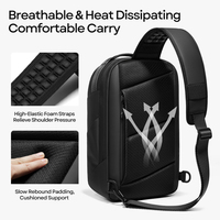 Sac organisateur de câbles portable grande capacité, pochette technique multi-poches MOLLE pour les voyages, support de rangement pour accessoires électroniques