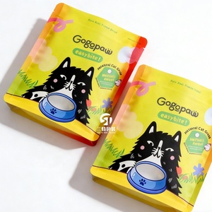 ถุงฟอยล์อลูมิเนียมไมลาร์ปิดผนึกด้วยความร้อน ความแข็งแรงสูง เกรดอาหาร ผลิตจากเรซิน PET สำหรับบรรจุภัณฑ์อาหารสัตว์เลี้ยง แบบก้นแบน สำหรับอาหารสุนัข ขนาดตามสั่ง - Product Image 3