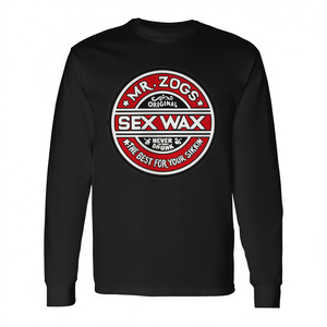 Sex Wax T-shirt à manches longues noir Surf Beach Club Clothing - Product Image 1