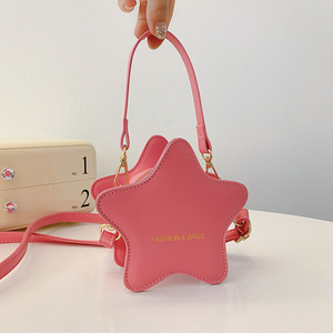 Nueva moda Color caramelo forma <span class=keywords><strong>de</strong></span> estrella mujeres Mini bolsos bandolera monedero lindo Mini bolsos <span class=keywords><strong>de</strong></span> hombro para niños para niñas - Product Image 6