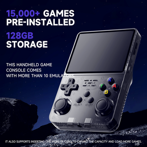 HS Trung Quốc Giá Rẻ Giao diện điều khiển r36s Ultra giao diện điều khiển 128GB r36xx cầm tay trò chơi người chơi giáng sinh children's trò chơi cầm tay trò chơi giao diện điều khiển - Product Image 2