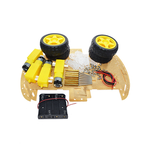 4WD Smart R3 Placa DE DESARROLLO SG90 <span class=keywords><strong>Servo</strong></span> HC-sr04 <span class=keywords><strong>Robot</strong></span> Coche DIY Accesorios Chasis Kit 4 Ruedas Motor de accionamiento - Product Image 4