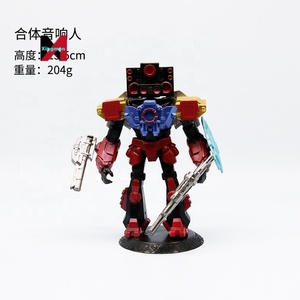 Mecha guerriero titano altoparlante uomo Monitor da toilette uomo ragazzo bambola figura modello multiverso giocattolo da collezione Cool - Product Image 6