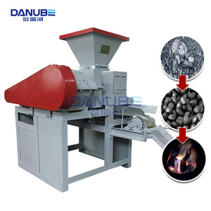 Presse à briquettes de charbon entièrement automatique, machine à fabriquer des briquettes de charbon de bois pour barbecue, presse à briquettes haute efficacité - Product Image 1