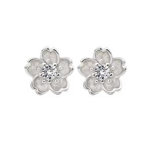 Popular <b>Stud</b> Earrings Geometric Checkerboard Flower Simple DesignMetal Ear Jewelry for Women Summer Beach Vacation Accessories - Product Image 1