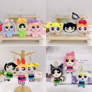 Dessin animé 4 pouces petite <span class=keywords><strong>Police</strong></span> fille en peluche porte-clés mignon princesse pendentif populaire Girly <span class=keywords><strong>coeur</strong></span> poupée sac décoration cadeau - Product Image 2