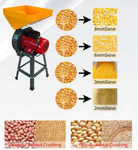 Nouveau broyeur de céréales à entraînement direct électrique certifié CE, haute productivité, capacité de 300 kg/h, machine de meunerie pour le bétail et la volaille - Product Image 2