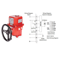 Vanne à boisseau sphérique motorisée électrique MIT-UNID-CNS Taiwan OEM, base de vanne de régulation UM-4 DN50-DN100 AC110V-440V, couple élevé, garantie 1 an