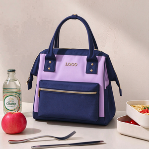 Eco Friendly Custom Waterproof Polyester Fashion Lunch <b>Bag</b> Washable Insulated Thermal Picnic Cooler - Product Image 2