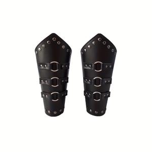 Cinturón decorativo para mujer Versátil <span class=keywords><strong>Palacio</strong></span> Retro Cintura Negro brillante Cinturón ancho Punk PU Cuero Cintura y conjunto <span class=keywords><strong>de</strong></span> protector <span class=keywords><strong>de</strong></span> brazo - Product Image 4