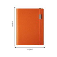 Carnet à feuilles mobiles A5 en cuir PU AI-MICH en stock, avec logo personnalisé, classeur à anneaux et porte-stylo, idéal comme cadeau d'affaires ou agenda.