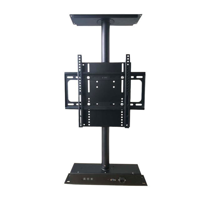 Smart Motorized TV Lift Mechanism Remote Control 360 Degree Swivel Rotation Steel Hidden Type Living Bedroom Office Cabinet
