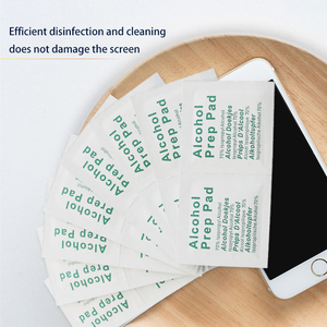 Lingettes humides d'usine désinfection utiliser 70% tampons d'alcool isopropylique pour le nettoyage des lunettes de lentille de Proctor d'écran - Product Image 5