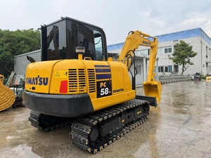 Excavadora pequeña Komatsu PC58 PC56 PC55 de 5 toneladas a buen precio con almohadillas de pista de goma - Product Image 6