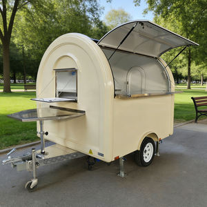小型食品拖车出售，封闭式移动餐厅，带基本基础设施的商业街头食品拖车 - Product Image 3
