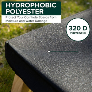 Lot de 2 couvertures de planche à <span class=keywords><strong>cornhole</strong></span> de taille réglementaire pour protéger vos planches du soleil et de la pluie-Convient à la planche de taille réglementaire - Product Image 3