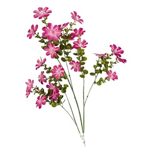 Bouquet de roses sauvages artificielles, fleurs en soie, tissu plastique imperméable, décorations pour mariage et maison - Product Image 5