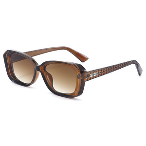 Lunettes de soleil rectangulaires à monture intégrale UV400, style rétro, unisexe, protection solaire adulte 2025 - Product Image 4
