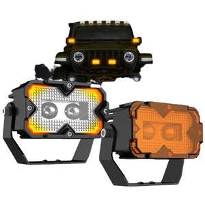 새로운 자동차 LED 외부 헤드라이트 초강력 60W 6000LM 스팟 라이트 루프 보조등 안개등 오프로드 12V 범용 - Product Image 5
