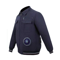 Premium Qualität Sommer Wind jacke Atmungsaktive Polyester Baumwolle Klimaanlage Lüfter Kühlung Arbeits kleidung Mode Sicherheits kleidung