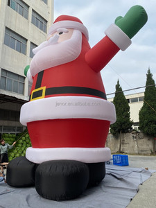 Père Noël <span class=keywords><strong>gonflable</strong></span> géant et durable pour la décoration extérieure de Noël - Product Image 4