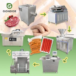 Máquina Comercial para la Elaboración de Mortadela Vegetariana de Pollo a Pequeña Escala, Tipo Húngara/Vienna - Product Image 1