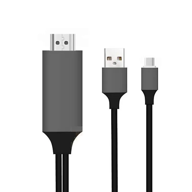 4K Type C USB C To HDMI HDTV Adapter Cable Converter PlugとPlayためSamsung Galaxy S8 S9 Macbook Ipad Pro