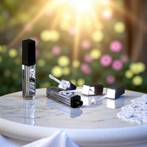 Brillo de labios transparente con luz LED y tapa de rosca de espejo Plástico 9ml Capacidad Etiqueta privada - Product Image 6