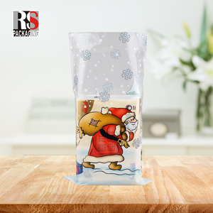 Promotional Gift <strong>Party</strong> <strong>Bags</strong> Xmas Santa <strong>Sweety</strong> Snacks Cellophane Candy Treat <strong>bags</strong> - Product Image 3