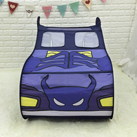 Tente de voiture pour enfants maison de jeu Batmobile maison de jouet épaissie pliante intérieure et extérieure en tissu polyester durable