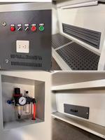 Nouvelle table de polissage et de meulage industrielle avec système de collecte des poussières, machine à meuler, fabricant, 5 HP, haute efficacité