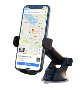 <span class=keywords><strong>Support</strong></span> de téléphone pour <span class=keywords><strong>voiture</strong></span> à <span class=keywords><strong>ventouse</strong></span> à col de cygne à rotation à 360 degrés, libération rapide à un bouton, hauteur réglable pour - Product Image 1