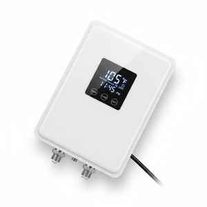 US Type Instant Tankless <b>Electric</b> <b>Water</b> <b>Heater</b> LED Display Energy Saving for Whole House Shower USB Power for RV Outdoor Use - Product Image 5