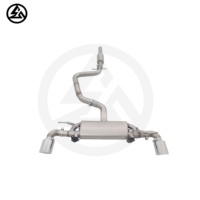Échappement CSZ pour Volkswagen/VW Scirocco R 2.0T mise à niveau des performances ss304 silencieux échappement à soupape catback