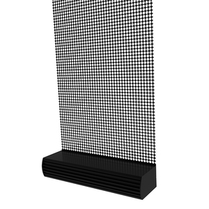 Bán buôn 2025 mới siêu mỏng invisia p3.91 LED hiển thị độ sáng cao liền mạch linh hoạt trong suốt lưới màn hình lưới tản nhiệt hiển thị - Product Image 4