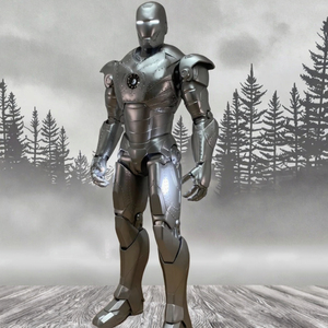 Nouvelle sculpture de <span class=keywords><strong>héros</strong></span> Marvel Iron Man en verre et acier, émail doux personnalisé, décoration de vacances, cadeau, personnages de film, grand <span class=keywords><strong>robot</strong></span> - Product Image 3