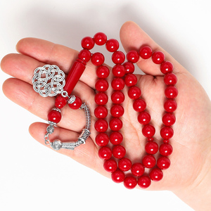 Cuentas de oración islámica, Rosario musulmán Tasbih, cuentas de oración musulmana, oración musulmana, 51 cuentas, Rosario de resina Tasbih Islámico - Product Image 3