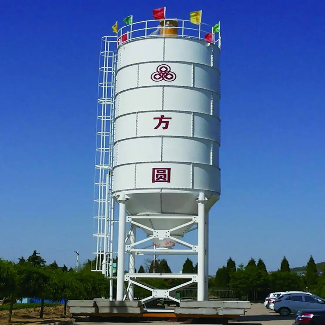 Silo de cimento ZSC200 para uso em concreto dosadora