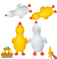 Canard géant moelleux de 36 cm, jouet sensoriel anti-stress, canard en caoutchouc jaune de 14 pouces, canards géants, balle anti-stress, jouets à presser pour la décompression